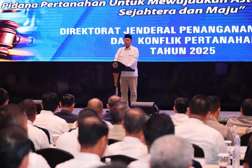 Menteri ATR/BPN Tegaskan Kolaborasi Tangani Mafia Tanah 2025