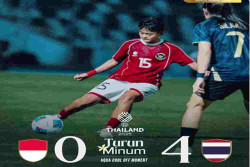 Timnas Putri Tertinggal 0-4 dari Thailand di Babak Pertama