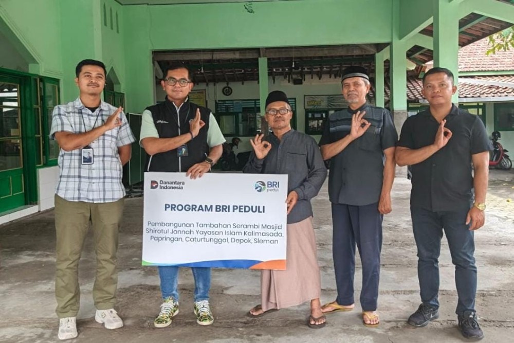 Program TJSL BRI Sasar Pembangunan Serambi Masjid