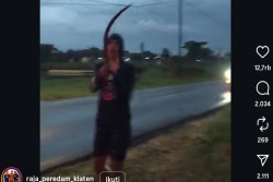 Viral Medsos, 14 Remaja Pembawa Sajam di Karangdowo Ditangkap Polisi