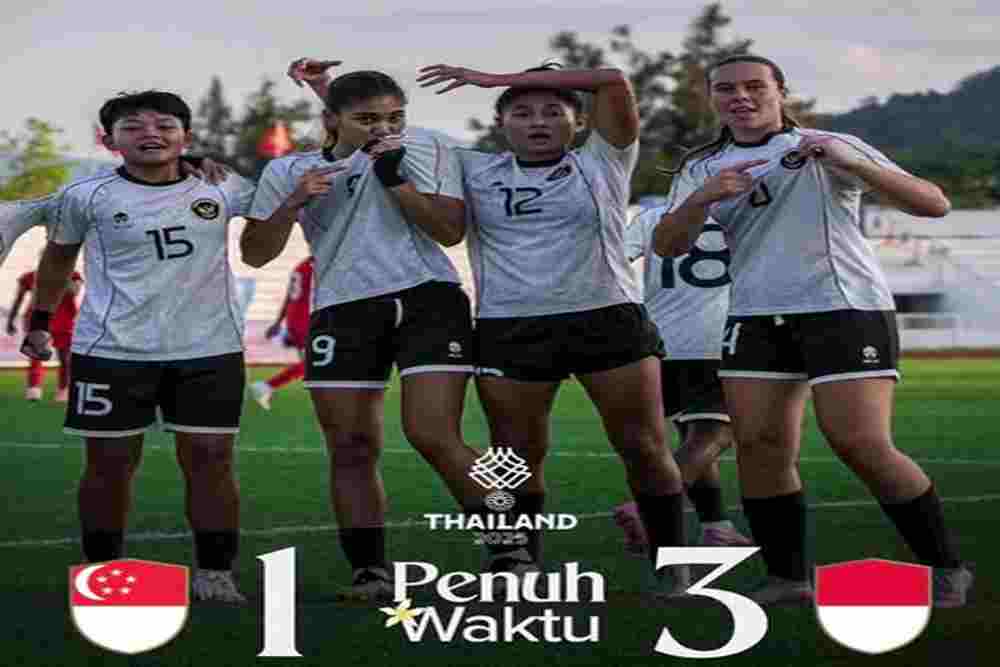 Timnas Putri Indonesia Taklukkan Singapura 3-1 di SEA Games