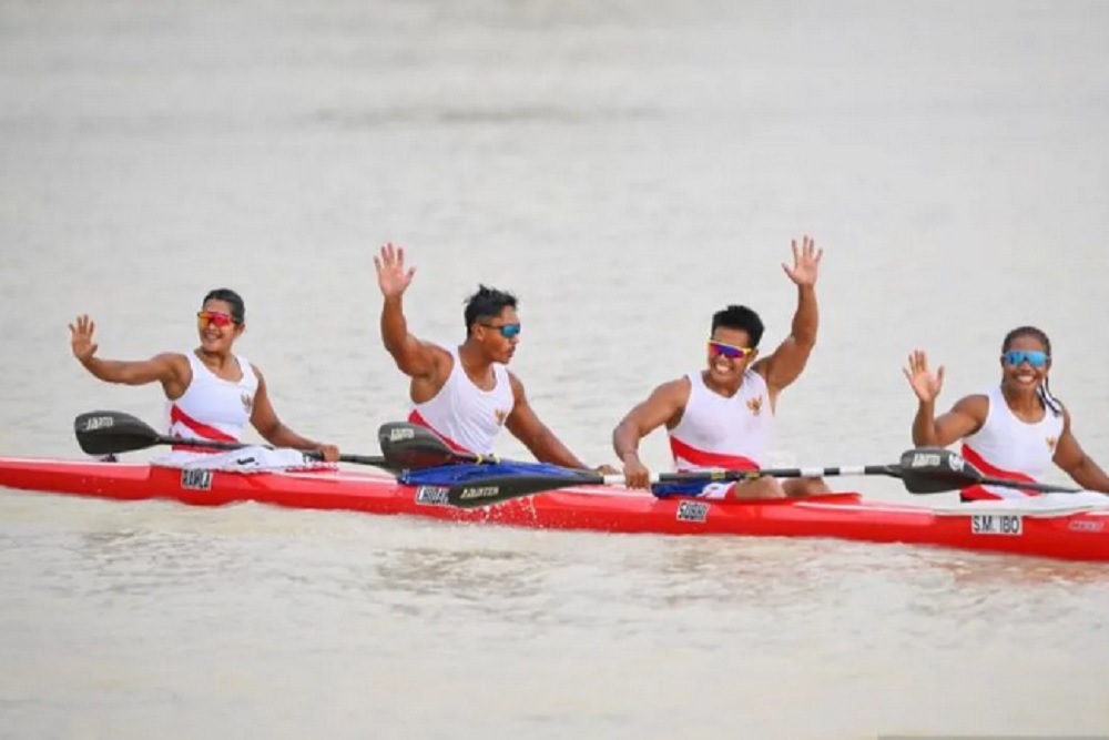 SEA Games Thailand 2025, Tim Kayak Indonesia Sumbang Emas Pertama