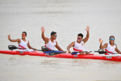 SEA Games Thailand 2025, Tim Kayak Indonesia Sumbang Emas Pertama