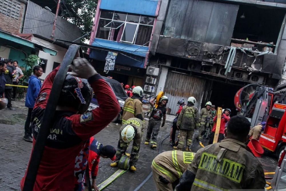 Polisi Tetapkan Dirut Terra Drone Tersangka Kebakaran Ruko