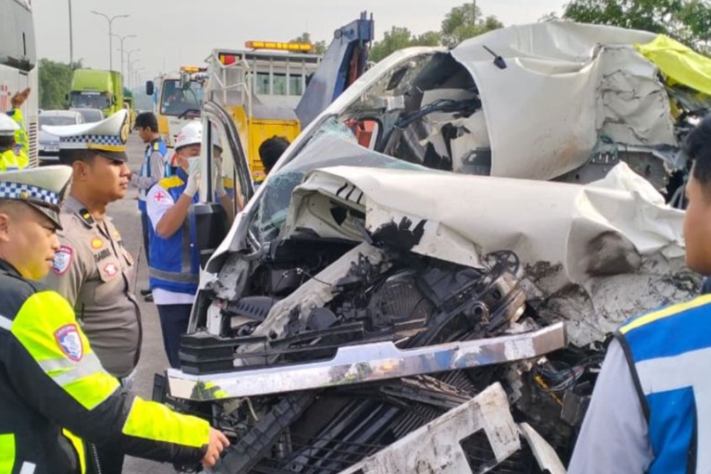 Kecelakaan Tol Malang-Pandaan, Dua Orang Tewas Diduga Microsleep