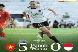 Timnas Putri Indonesia Takluk 0-5 dari Vietnam, Gagal Raih Tiket Final