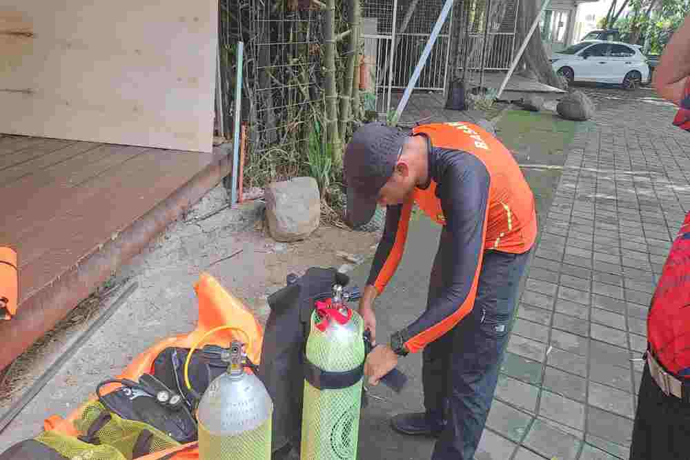 Pemancing Diduga Hanyut di Sungai Boyong Sleman