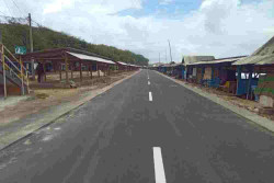 Pembangunan 109 Kios Relokasi Pantai Sepanjang Rampung Lebih Cepat