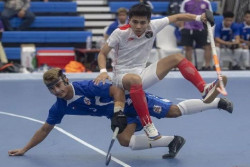 Tekuk Thailand 6-2, Hoki Indoor Putra Indonesia ke Semifinal SEA Games