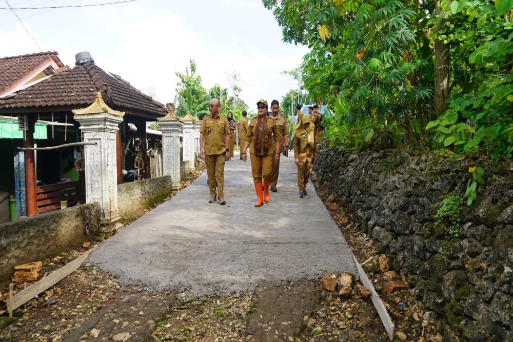 Bupati Apresiasi Program Padat Karya di Gunungkidul, Begini Alasannya