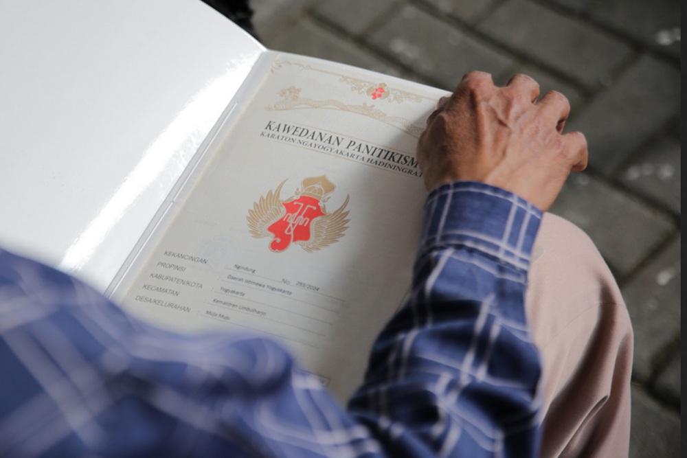 Keraton Jogja Memperkuat Tertib Administrasi Tanah Kasultanan