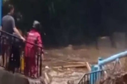 BNPB: Banjir Bandang Guci Tegal Belum Ada Korban Jiwa