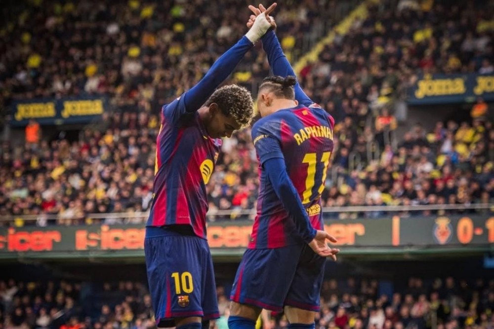 Barcelona Tekuk Villarreal 2-0, Unggul 4 Poin dari Real Madrid