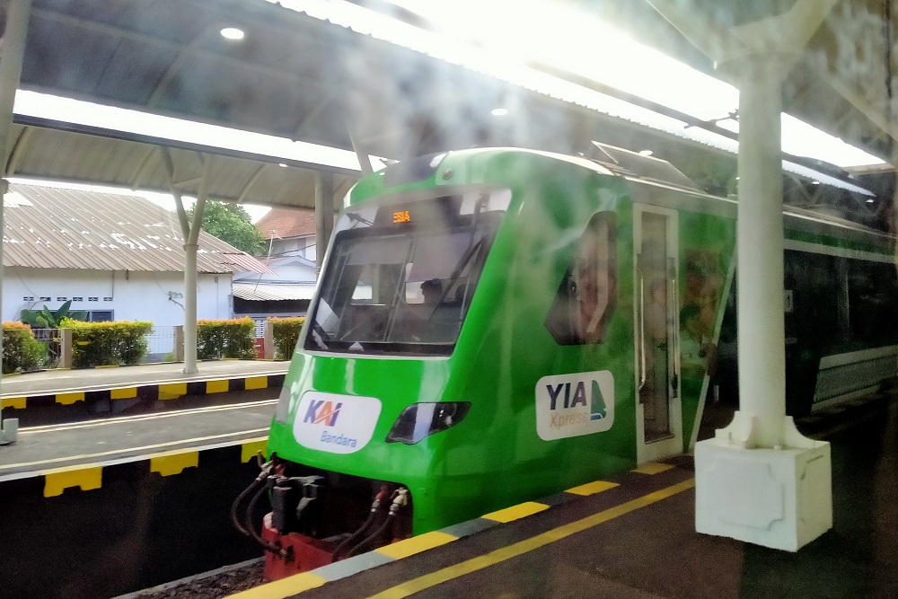 Jadwal KA Bandara YIA Senin 22 Desember 2025
