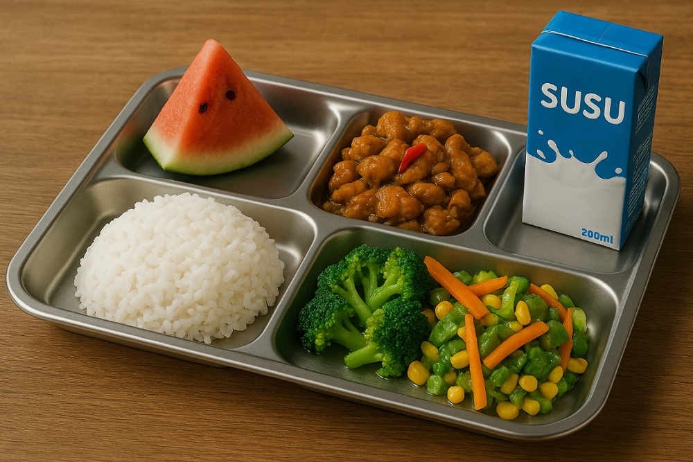 Libur Sekolah, Paket Makan Bergizi Gratis di DIY Dibagikan Rapel