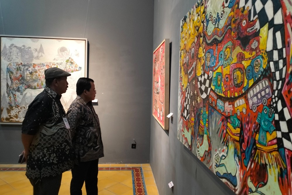 Pameran Salam dan Bahagia Satukan Seniman Lintas Generasi di Jogja