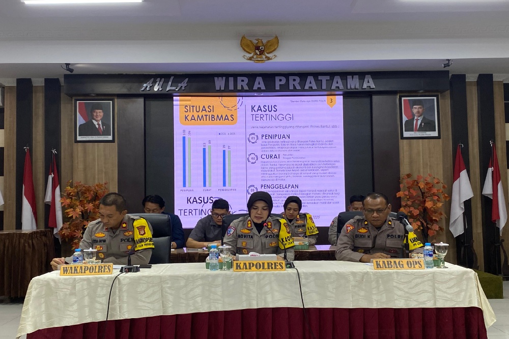 Polres Bantul: Penipuan Masih Tertinggi, Curat Naik