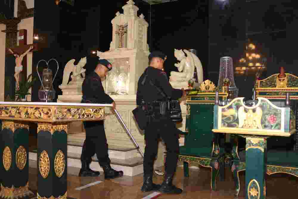 Natal 2025 Aman, Polisi Sterilisasi Gereja-Gereja Besar di Bantul