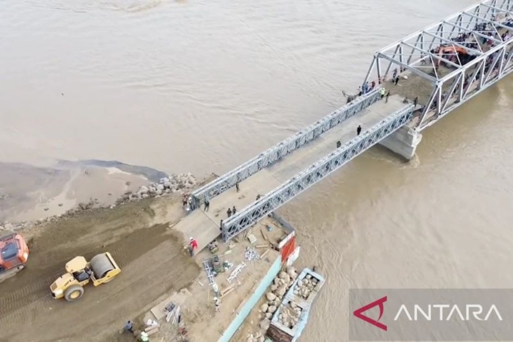10 Jembatan Bailey Pulihkan Akses Wilayah Pascabencana