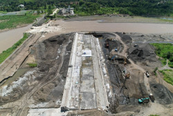 Groundsill Srandakan Dibangun Lebih Kuat, Progres 40 Persen