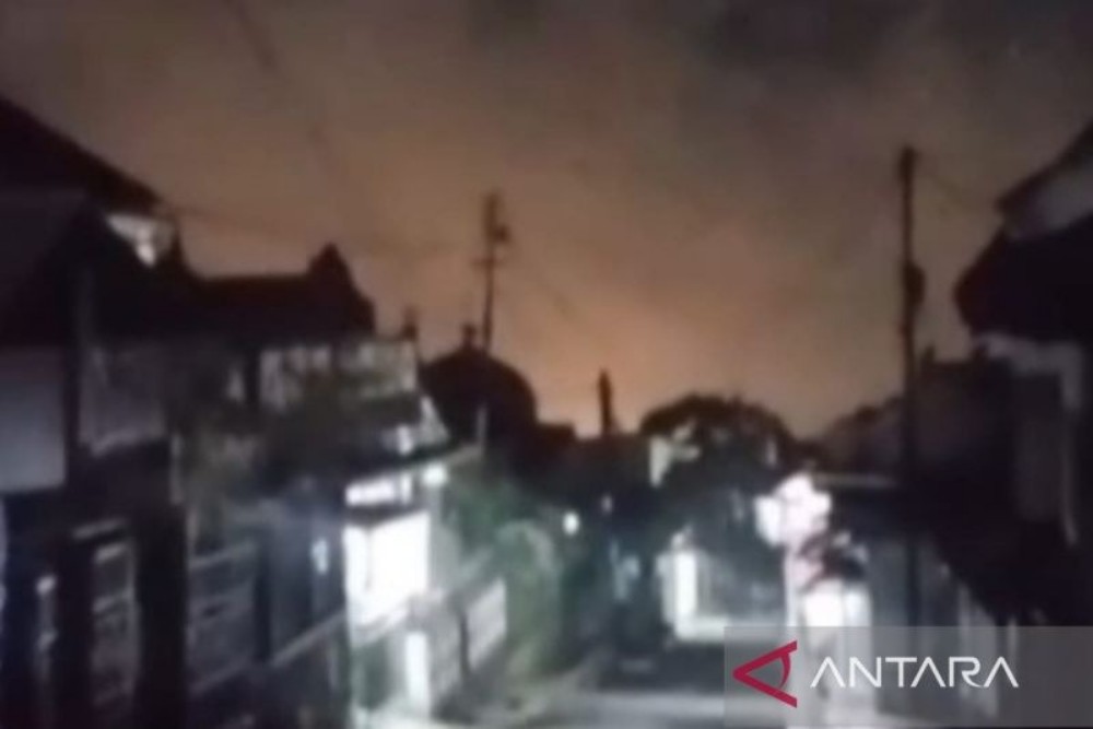 Dentuman dan Kilatan Cahaya di Cianjur Bukan dari Gunung Gede