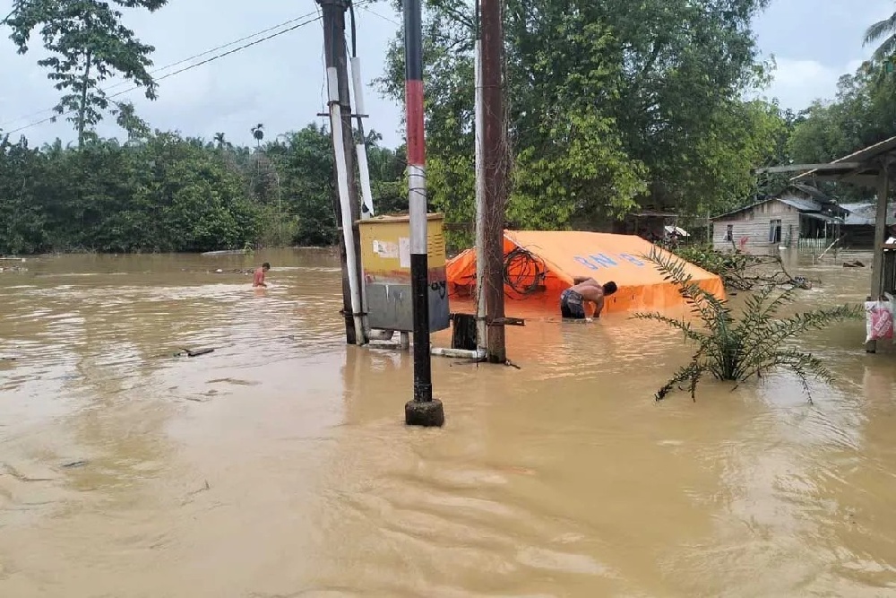 Aceh Timur Terendam Lagi, Lima Kecamatan Dilanda Banjir