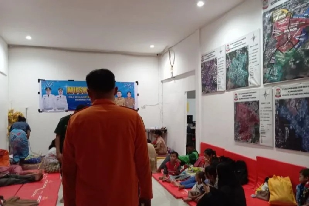 Banjir di Biringkanaya Makassar, 63 Warga Mengungsi