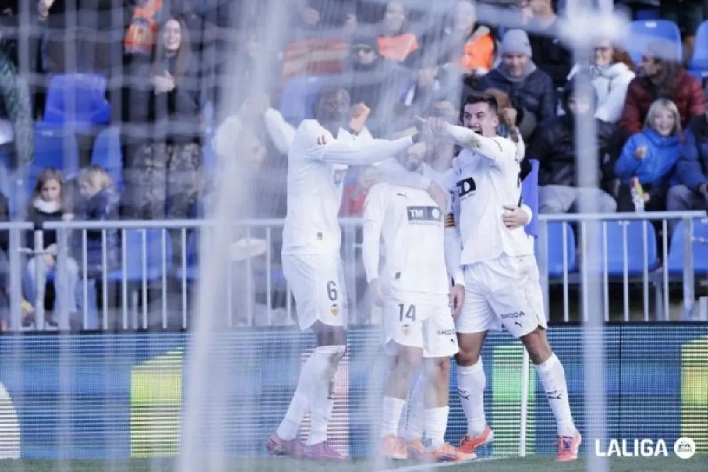 Gol Jose Gaya ke Getafe Selamatkan Valencia dari Zona Merah