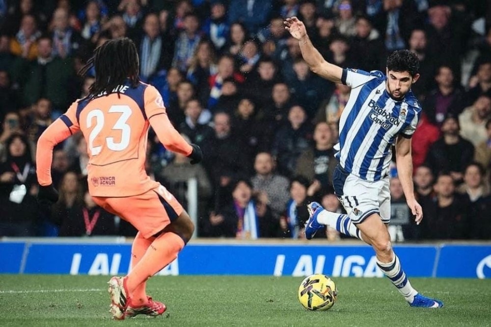 Barcelona Tersungkur di Reale Arena, Real Sociedad Menang 2-1