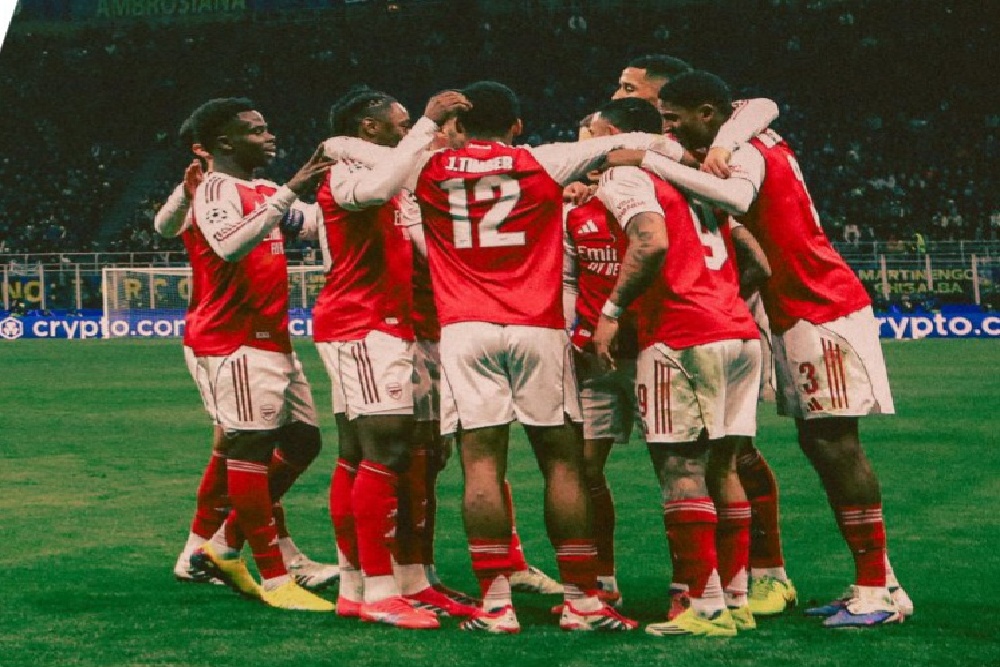 Arsenal Tak Terbendung di Liga Champions, Inter Tumbang di Milan