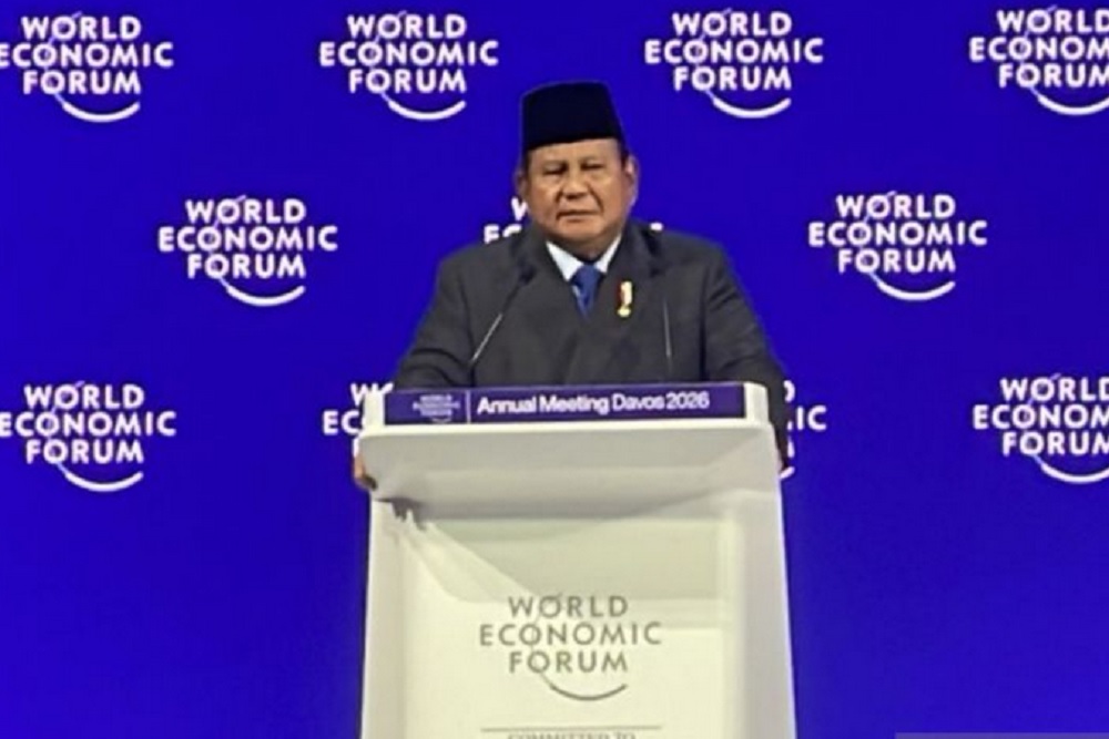 Prabowo Sampaikan Komitmen Politik Luar Negeri Damai di WEF