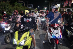 Night Riding Aerox Semarang Satukan Komunitas dan Teknologi