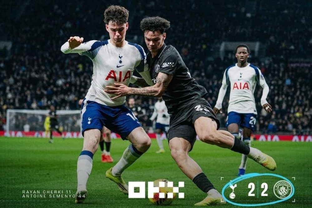Ditahan Tottenham, Man City Gagal Dekati Arsenal di Klasemen
