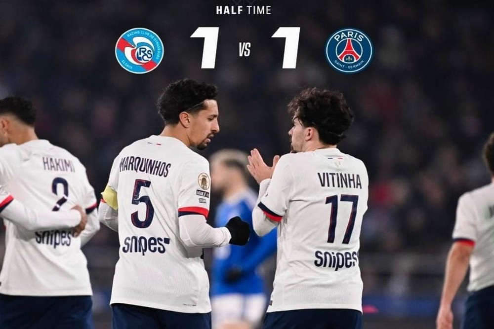 PSG Rebut Puncak Liga Prancis Seusai Tundukkan Strasbourg