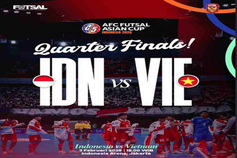 Demi Tiket Piala Dunia, Timnas Futsal Indonesia Hadapi Vietnam