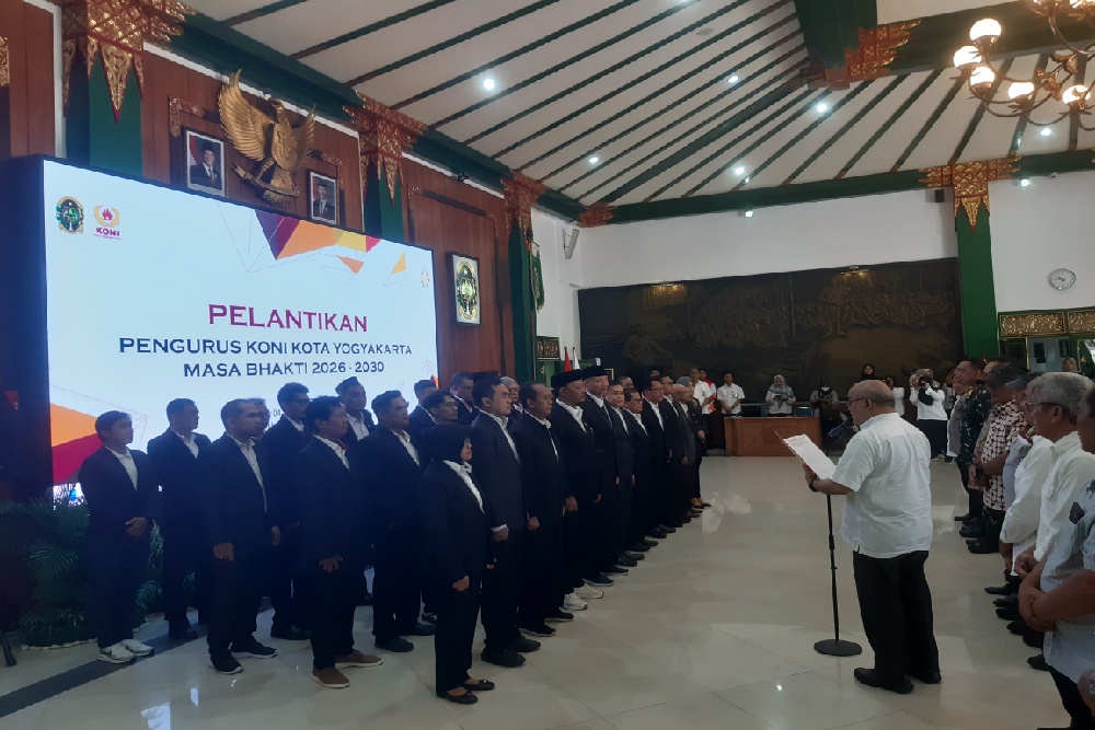 KONI Kota Jogja Dilantik, Ditarget Juara Dua Porda DIY