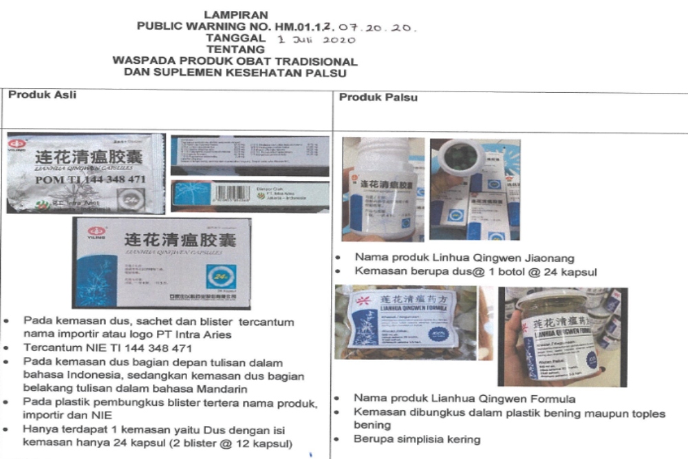 BPOM Ungkap Obat Palsu Berbahaya, Ini Daftarnya