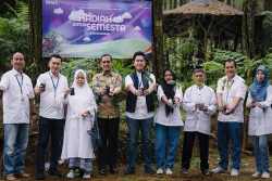 Bank Jateng Batang Tanam 200 Kopi di Curug Genting