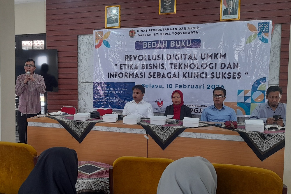 Bedah Buku Jadi Pintu Masuk  Geliatkan Iklim Usaha